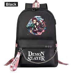 Demon Slayer Backpack Wings of Freedom School Book Bags Travel Boys Girls