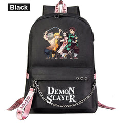 Demon Slayer Backpack Wings of Freedom School Book Bags Travel Boys Girls