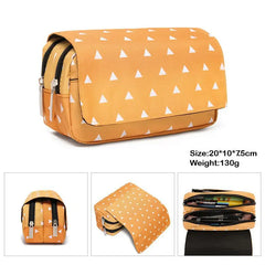 Demon Slayer Tanjirou Zipper Stationery Bag Wallet School Gift
