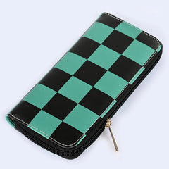 Demon Slayer Tanjirou Long PU Leather Wallet Kimetsu no Yaiba Purse
