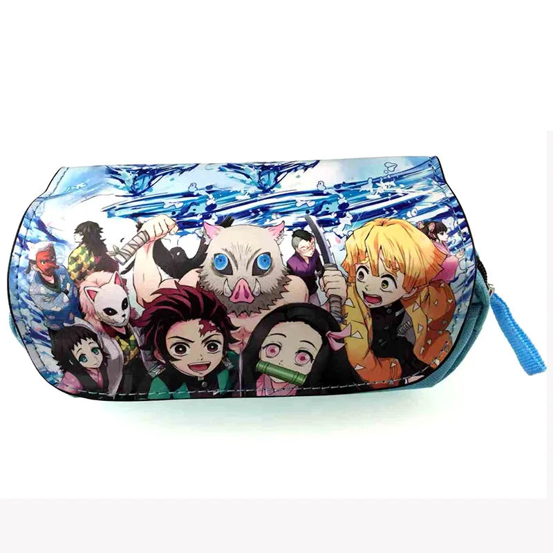 Demon Slayer Kimetsu No Yaiba Cosplay Pencil Case School Stationery Box