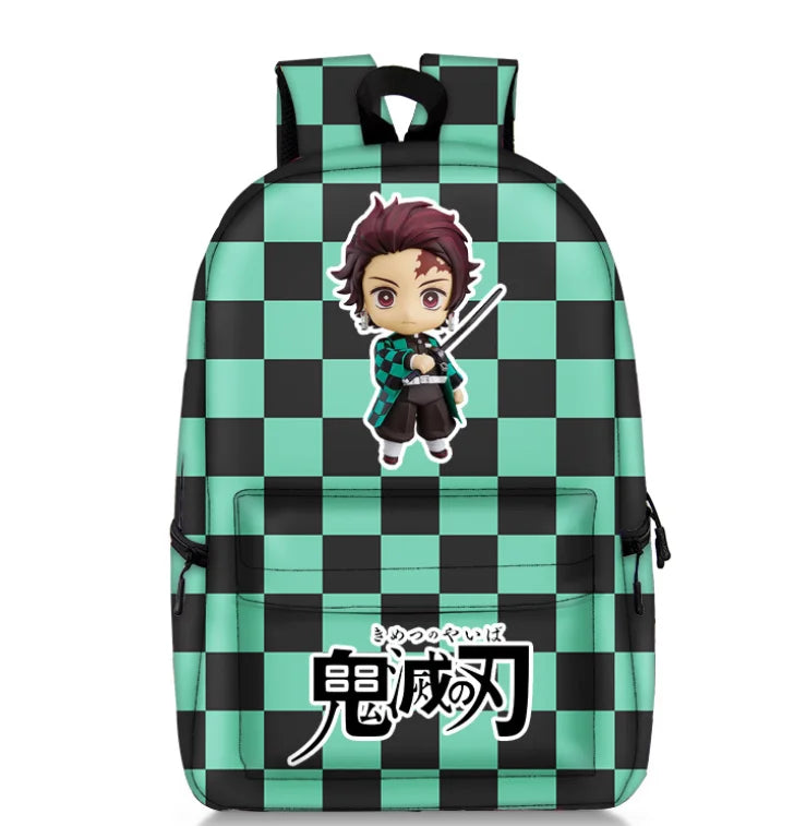 Anime Demon Slayer School Bag Backpack Students School Bag