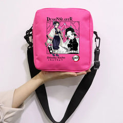 Demon Slayer Messenger Bag Canvas Shoulder Purse Handbag