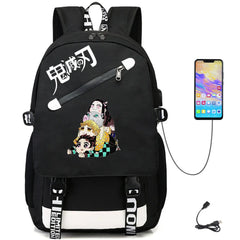 Demon Slayer USB Packsack Oxford Schoolbag