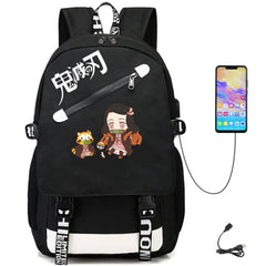 Demon Slayer USB Packsack Oxford Schoolbag
