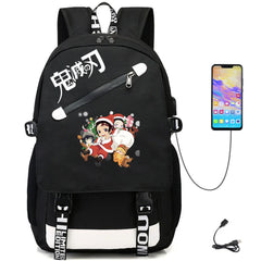 Demon Slayer USB Packsack Oxford Schoolbag