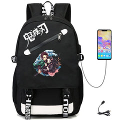 Demon Slayer USB Packsack Oxford Schoolbag