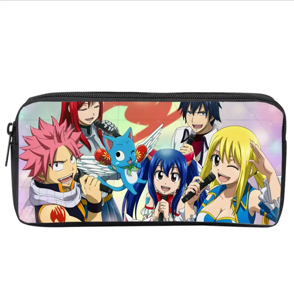 Anime FAIRY TAIL Pencil Case Polyester Print Leisure Teenager Boy Girl