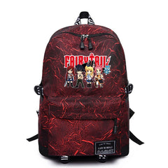 Anime Fairy Tail Backpack Schoolbag Casual Mochila High Teenger Packsack