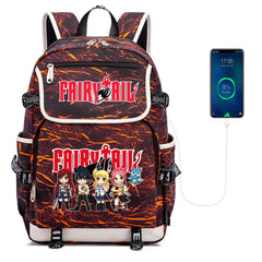 Fairy Tail Canvas Backpack School Bag Student Laptop Shoulders Bag