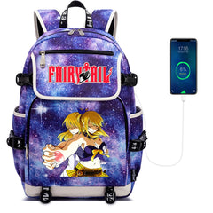 Fairy Tail Canvas Backpack School Bag Student Laptop Shoulders Bag