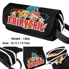 Fairy Tail Student Pencil Case Zipper Makeup Bag Boy Girl Stationery