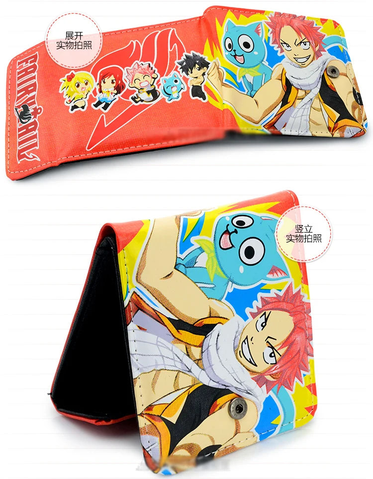 Fairy Tail Magic Sign Wallet Natsu Anime Purse