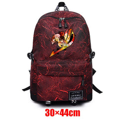 Anime Fairy Tail Backpack Schoolbag Teenager High Fabric Packsack Mochila