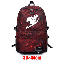 Anime Fairy Tail Backpack Schoolbag Teenager High Fabric Packsack Mochila