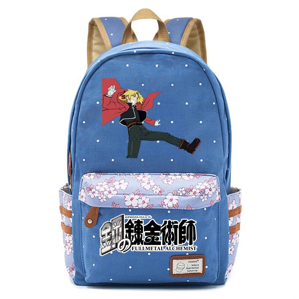 Anime Fullmetal Alchemist Backpack Unisex Schoolbag