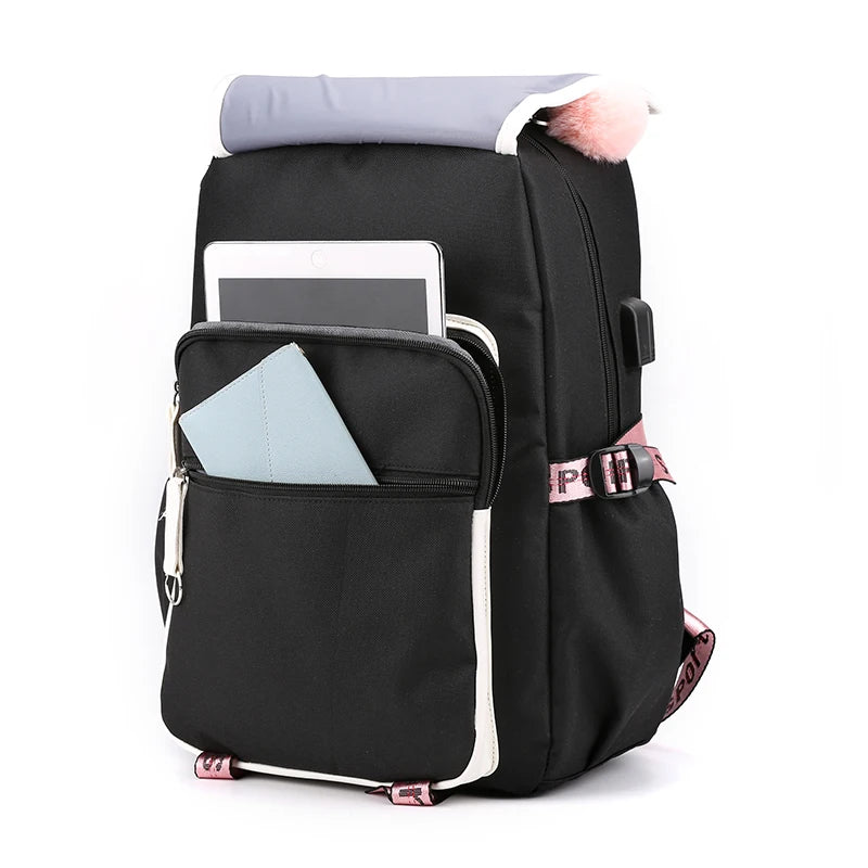 Anime Game Backpack Girls School Backpacks for Teenage Boys Women Men