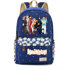 Anime Haikyuu!! Backpack High Canvas Schoolbag Mochila Unisex Student Bag