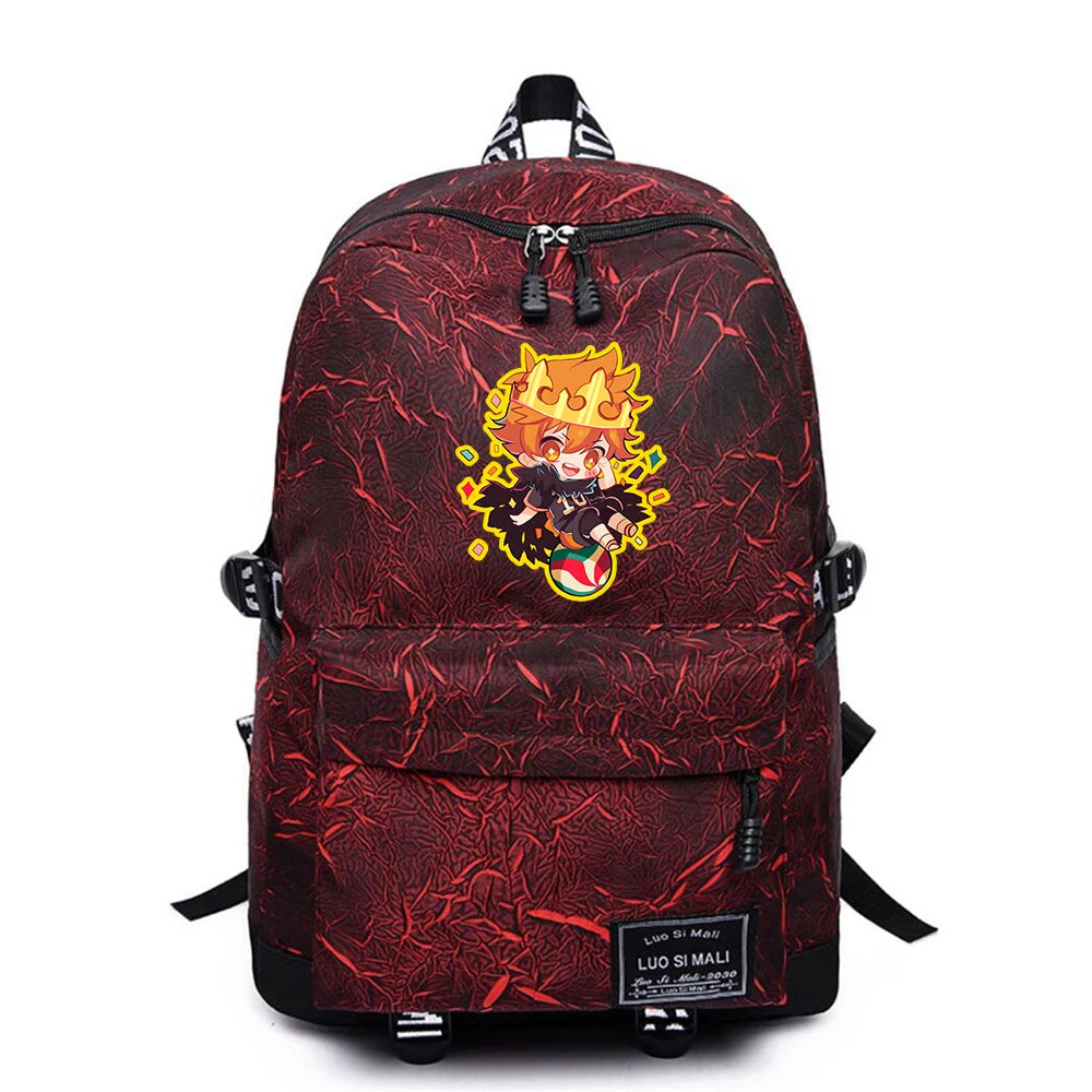 Haikyuu!! Anime Backpack Schoolbag Teenger Packsack Student Travel Bag