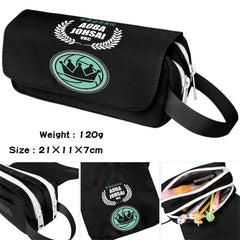 Haikyuu Cartoon Pencil Case Waterproof Student Make Up Bag Zip Boys Girls