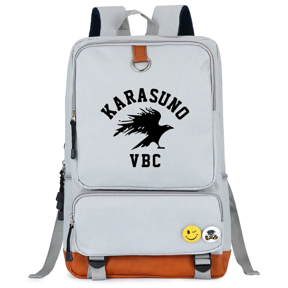 Anime Haikyuu Print Backpacks Teenager Boys Girls Bookbag School Bag Mochila