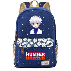 Anime Hunter Hunter Canvas Backpack Casual Zip Packsack Teenger Schoolbag