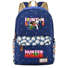 Anime Hunter Hunter Canvas Backpack Casual Zip Packsack Teenger Schoolbag