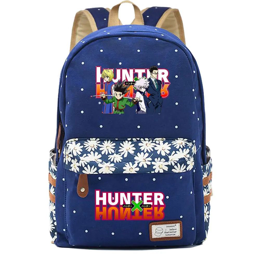 Anime Hunter Hunter Teenger Packsack Casual Backpack Unisex
