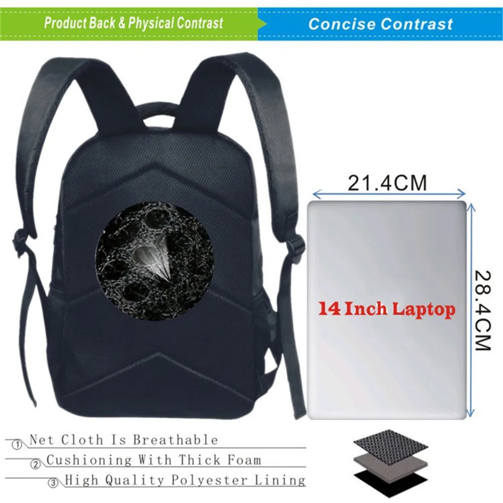 Anime Hunter X Hunter School Bag Boy Girl Daily Backpack