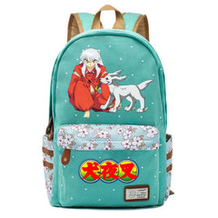 Inuyasha Teen Zipper Backpack Student Schoolbag Laptop Bag