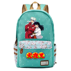Inuyasha Teen Zipper Backpack Student Schoolbag Laptop Bag