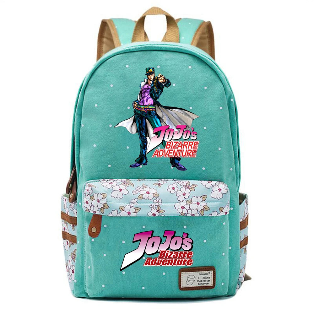 Anime JoJo's Bizarre Adventure Casual School Backpack Unisex Mochila