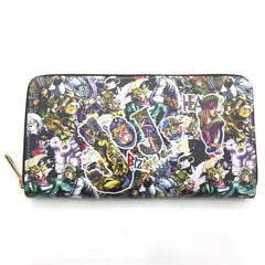 JoJo's Bizarre Adventure Jotaro Wallet Long Zipper Purses PU Wallet