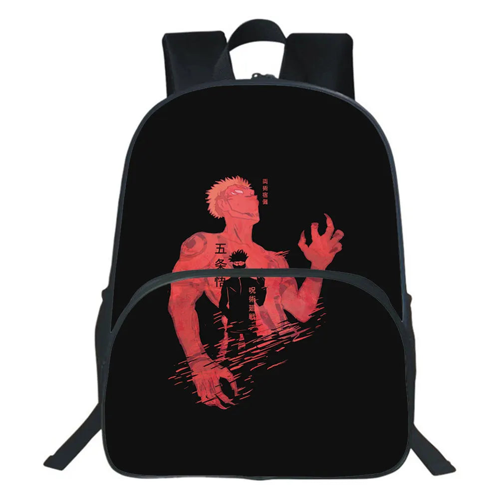 Jujutsu Kaisen Backpack 3D Poster Print School Travel Bag
