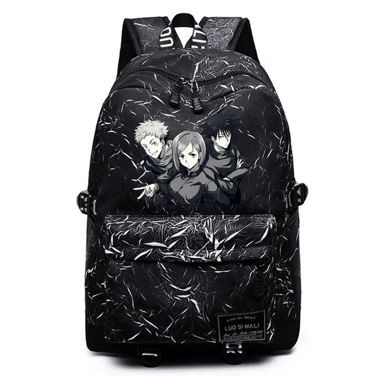 Jujutsu Kaisen Backpack Student Mochila High Schoolbag Unisex Laptop Bag