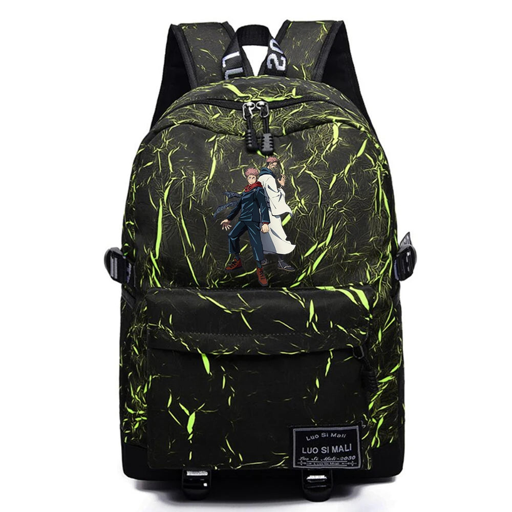 Anime Jujutsu Kaisen Casual Backpack Unisex Student Travel Schoolbag