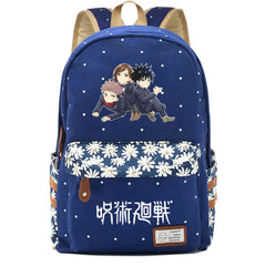 Jujutsu Kaisen Dark Canvas Backpack Schoolbag Laptopbag