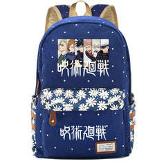Jujutsu Kaisen Dark Canvas Backpack Schoolbag Laptopbag