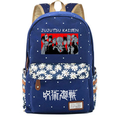 Jujutsu Kaisen Dark Canvas Backpack Schoolbag Laptopbag