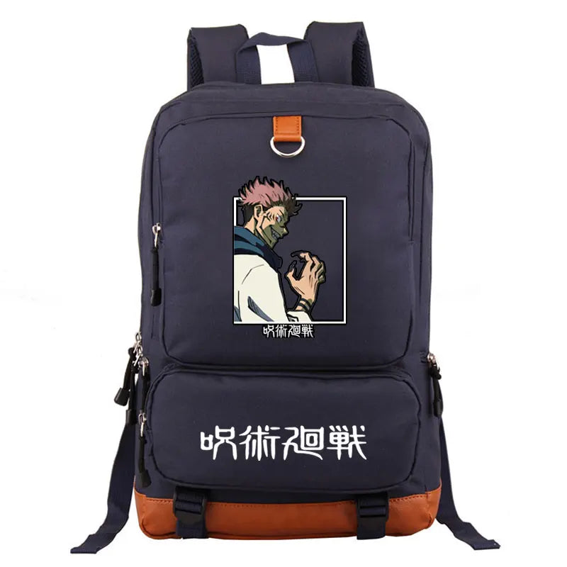 Jujutsu Kaisen Anime School Backpack Large Capacity Daypack Laptop Bag
