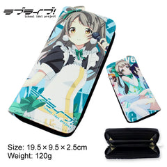 Lovelive Minami Kotori Long PU Wallet Honoka Purse