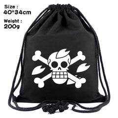 Anime Luffy Law Drawstring Bags - Boys Girls Beach Bag