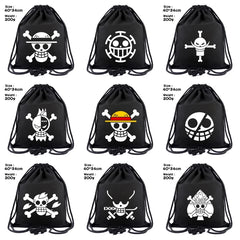Anime Luffy Law Drawstring Bags - Boys Girls Beach Bag