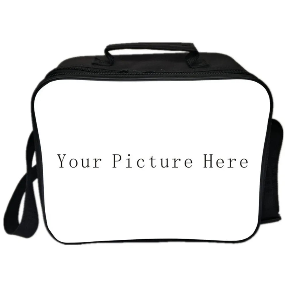 Yellow Cartoon Character Lunch Bag Insulated Thermal Tote