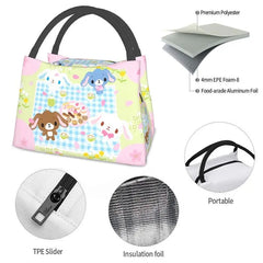 Sugarbunnies Lunch Box Women Waterproof Insulated Bag