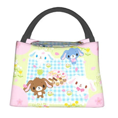 Sugarbunnies Lunch Box Women Waterproof Insulated Bag