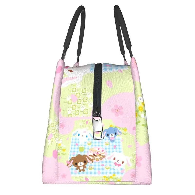 Sugarbunnies Lunch Box Women Waterproof Insulated Bag