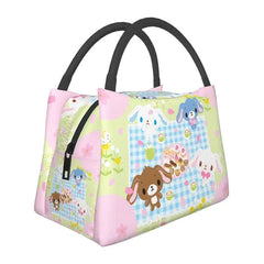 Sugarbunnies Lunch Box Women Waterproof Insulated Bag