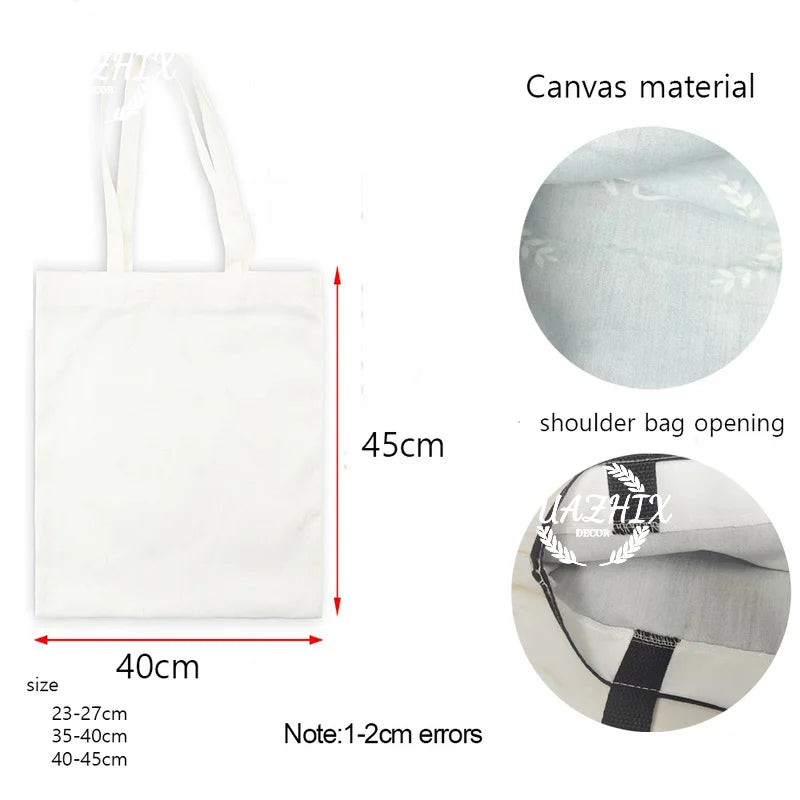 Tokyo Revengers Tote Bag Canvas Shoulder Eco Hip Hop Shopping Harajuku