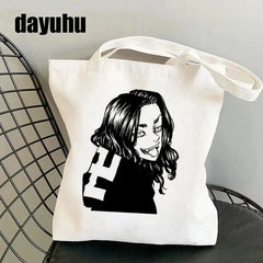 Tokyo Revengers Tote Bag Canvas Shoulder Bag Eco Shopping Bag